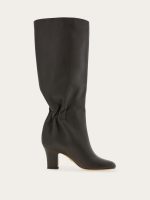 Ferragamo Knee boot with ruched detail - Image 5